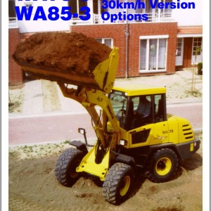 Komatsu WA75-3 WA85-3 30km h Options Spare Parts Catalog