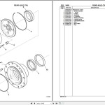 Komatsu WB91R-2 91F20145 Up Spare Parts Catalog