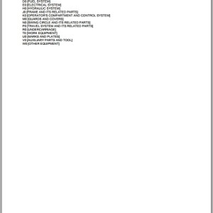 Komatsu PC160LC-8 DBBY0001 Up Spare Parts Catalog