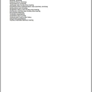 Komatsu PC215-10M0 DBCA0001 Up Spare Parts Catalog