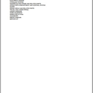 Komatsu PC300-6 J10295 Spare Parts Catalog