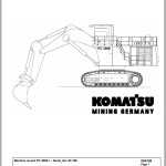 Komatsu PC3000-1 06189 Spare Parts Catalog