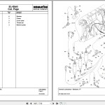 Komatsu PC5500-6 15013 Spare Parts Catalog