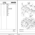 Komatsu PC5500-6E 15108 Spare Parts Catalog