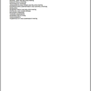 Komatsu PC57-7 DJB15001 Up Spare Parts Catalog