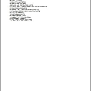 Komatsu PC700LC-8E0 DZCA0001 Up Spare Parts Catalog
