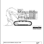 Komatsu PC8000-6E 12050 Spare Parts Catalog