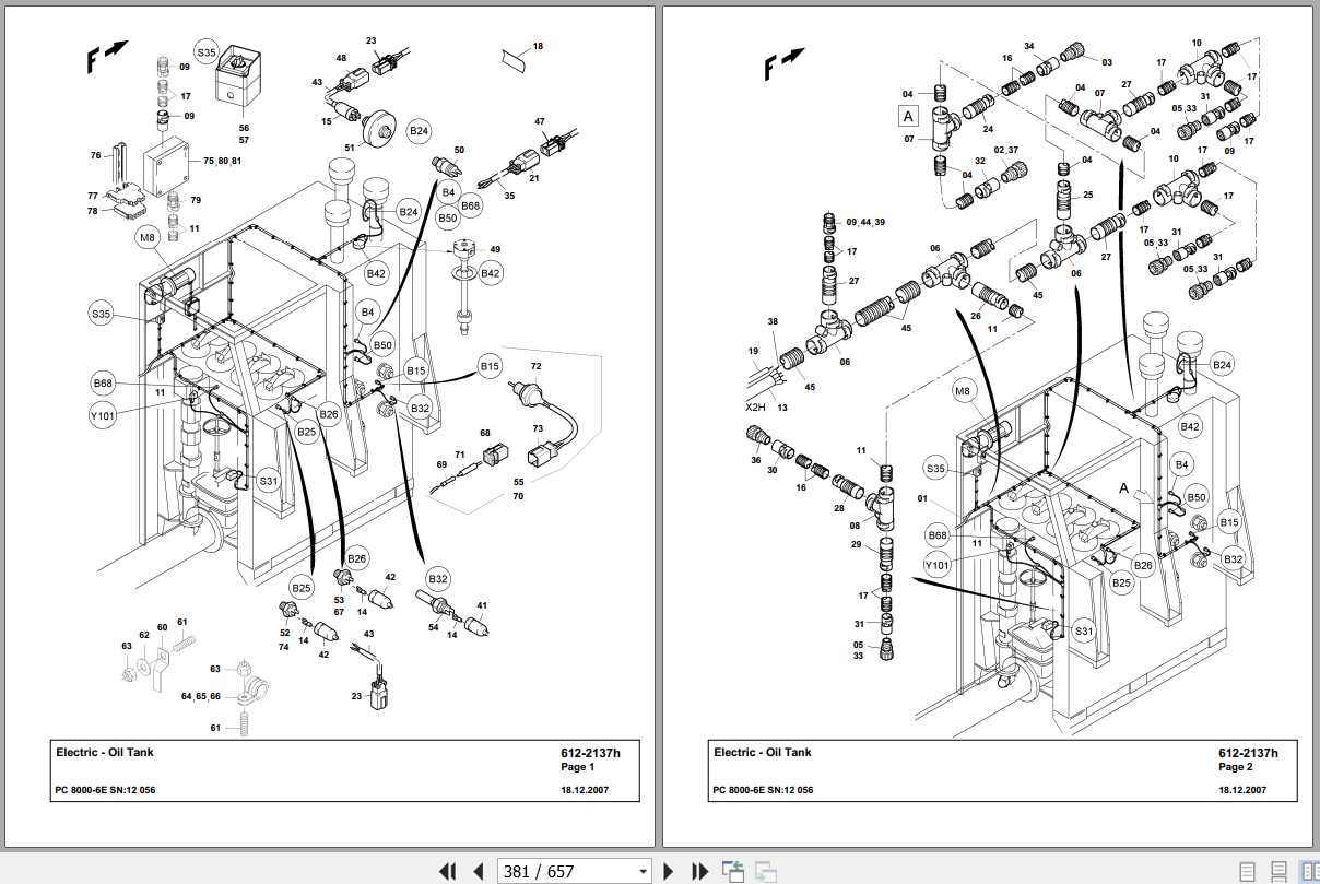 Komatsu Pc8000 6e 12056 Spare Parts Catalog