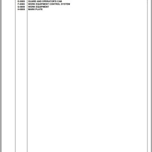 Komatsu CK25-1 F00003 Up Spare Parts Catalog