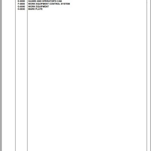 Komatsu CK25-1 USA F00003 Up Spare Parts Catalog