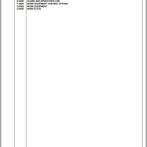 Komatsu CK30-1 USA F00003 Up Spare Parts Catalog