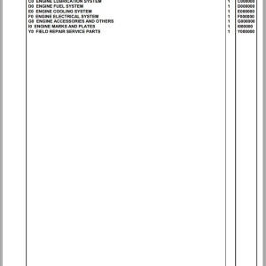 Komatsu Engine SAA4D107E-2B 22129898 Up For PW160-10 Spare Parts Catalog