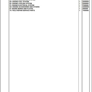 Komatsu Engine SAA4D107E-3A 22278179 Up For PW148-11 Spare Parts Catalog
