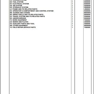 Komatsu HB365LC-3 K70001 Up Spare Parts Catalog