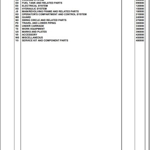 Komatsu PC160LC-7K K40001 Up Spare Parts Catalog