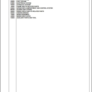 Komatsu PC18MR-5 F10001 And Up Spare Parts Catalog