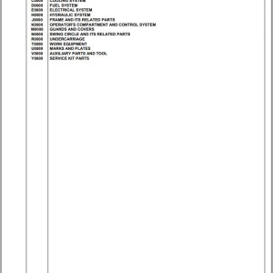 Komatsu PC18MR-5 JPN 30001 And Up Spare Parts Catalog