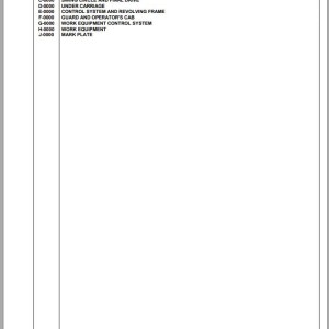 Komatsu PC20-7 F20001 Up Spare Parts Catalog