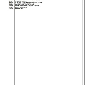 Komatsu PC20R-8 F30791 Up Spare Parts Catalog