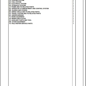 Komatsu PC210LC-10 450120 Up Spare Parts Catalog