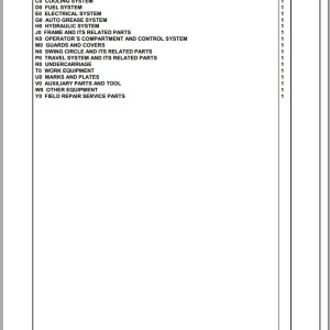 Komatsu PC210LCI-10 451080 Up Spare Parts Catalog