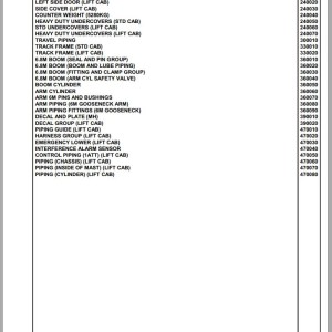 Komatsu PC210MH-7 K42041-K42870 Spare Parts Catalog