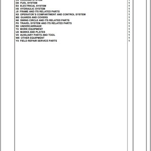 Komatsu PC228USLC-8 50001 Up Spare Parts Catalog