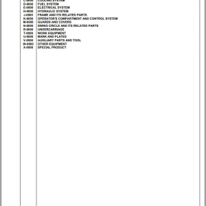 Komatsu PC22MR-3 F30001 And Up Spare Parts Catalog