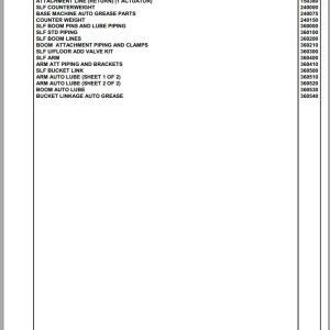 Komatsu PC240LC-8 PC240NLC-8 18M Super Long Front K50001 Up Spare Parts Catalog