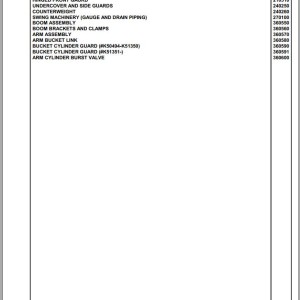 Komatsu PC240LC-8K PC240NLC-8K High Reach Demolition K50494 Spare Parts Catalog