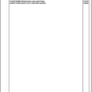 Komatsu PC240LC-8K Demolition Base K50379-K50595 Spare Parts Catalog