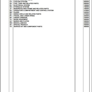 Komatsu PC240NLC-6K K30001 Up Spare Parts Catalog