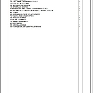 Komatsu PC240NLC-8K K50001 Up Spare Parts Catalog