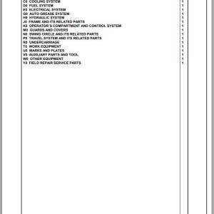 Komatsu PC290LC-10 K60001 Up Spare Parts Catalog