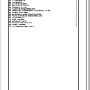 Komatsu PC290NLC-10 K60001 Up Spare Parts Catalog