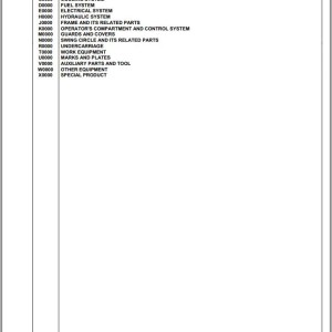 Komatsu PC30MR-5 F50002 And Up Spare Parts Catalog