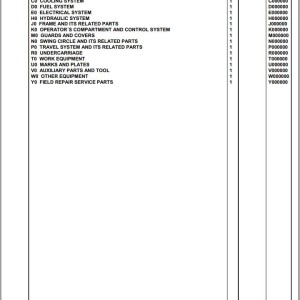 Komatsu PC350LC-8M0 K52001 Up Spare Parts Catalog