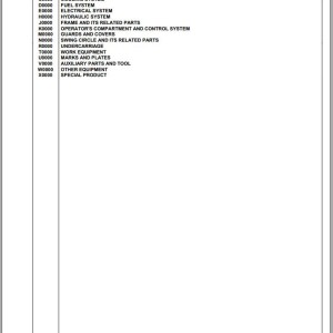 Komatsu PC35MR-5 F50003 And Up Spare Parts Catalog