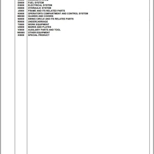 Komatsu PC35MR-5 JPN 31611 And Up Spare Parts Catalog