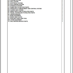 Komatsu PC360LC-11 90001 Up Spare Parts Catalog