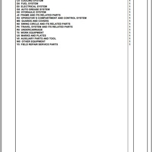 Komatsu PC360LC-11 K70001 Up Spare Parts Catalog