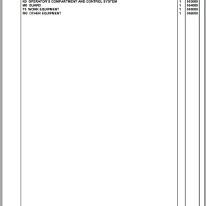 Komatsu PC360LC 360NLC-10 Demonlition K60001 Up Spare Parts Catalog