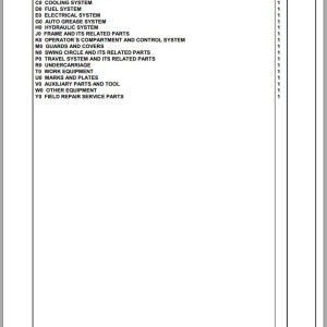 Komatsu PC360NLC-11 90001 Up Spare Parts Catalog