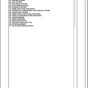 Komatsu PC390LC-11-HRD K70001 Up Spare Parts Catalog