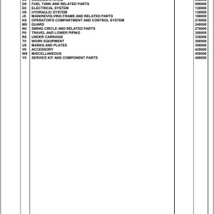 Komatsu PC450-7K-E0 K45001 Up Spare Parts Catalog