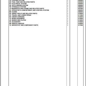 Komatsu PC450-8 K50001 Up Spare Parts Catalog