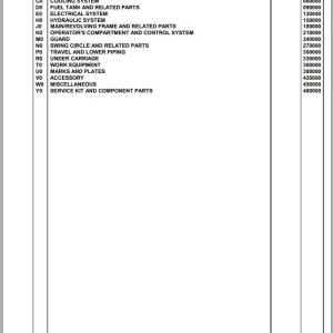 Komatsu PC450LC-7K K40001 Up Spare Parts Catalog