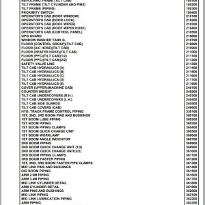 Komatsu PC450LCD-7K High Reach Demolition K40098 Up Spare Parts Catalog