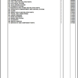 Komatsu PC450LCHD-8 K50001 Up Spare Parts Catalog
