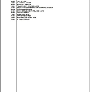 Komatsu PC45MR-5E0 F20001 And Up Spare Parts Catalog